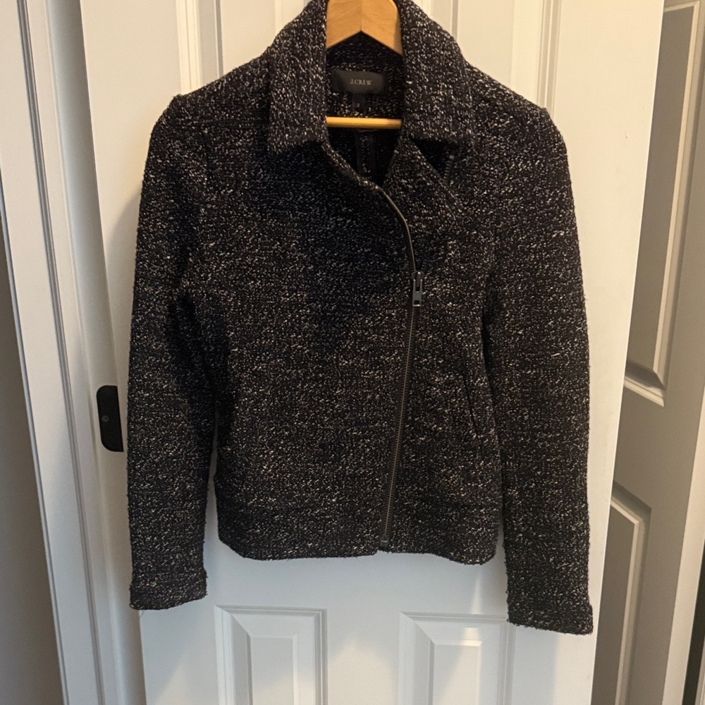 EUC J Crew Moto Jacket. Size 2
